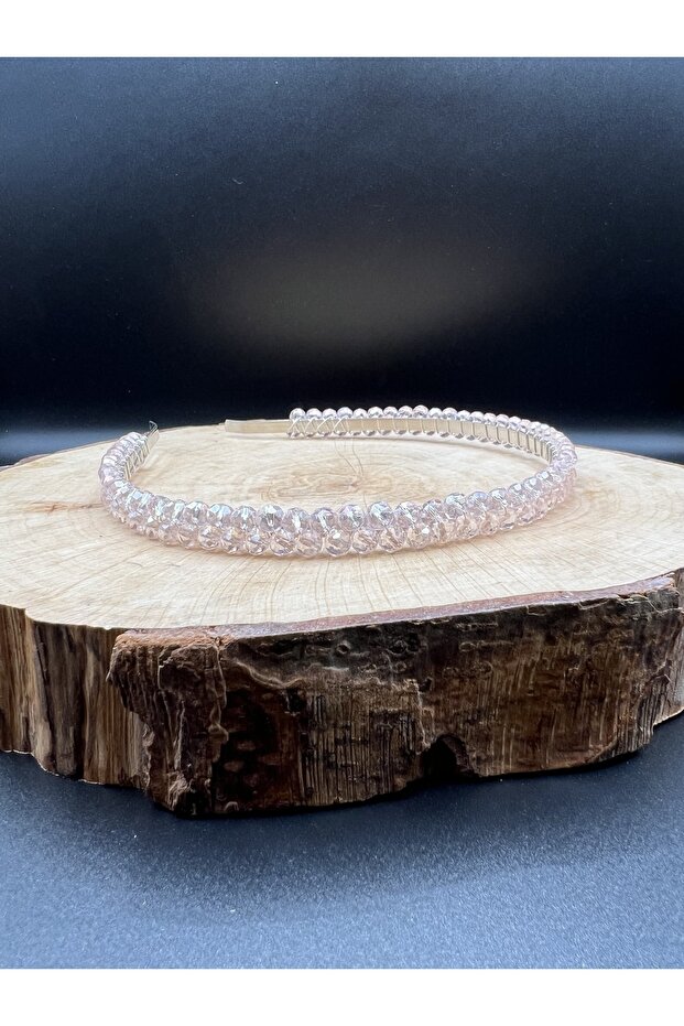 Completely Handmade, Stylish and Elegant Wedding and Engagement Bridal Crown and Hair Accessory with Crystal Stones