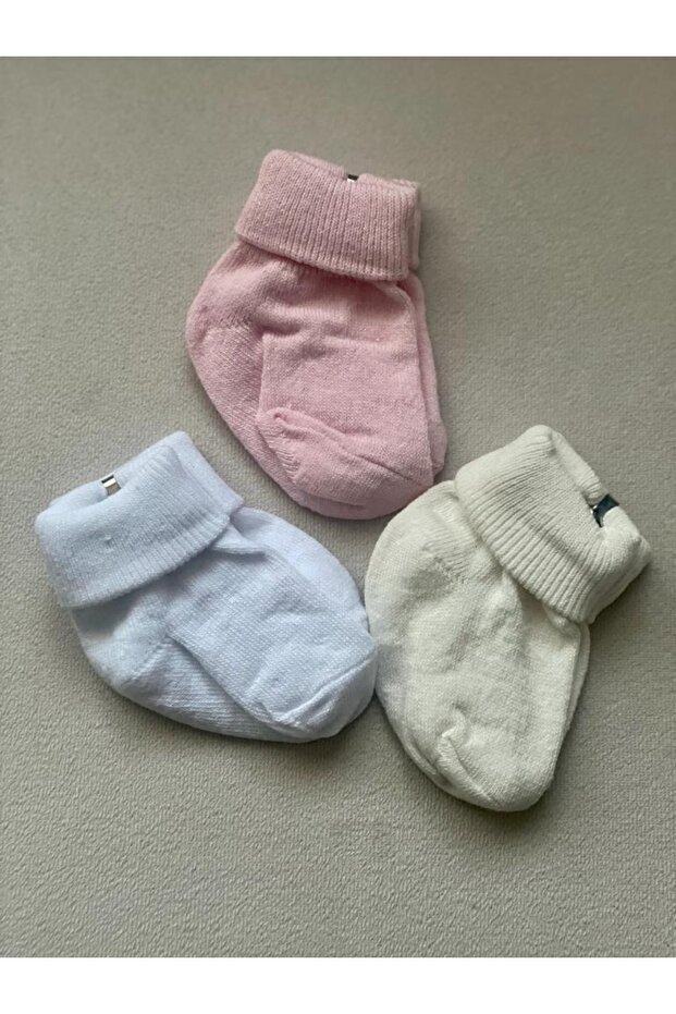 3 Çift Kız Bebek Çorap