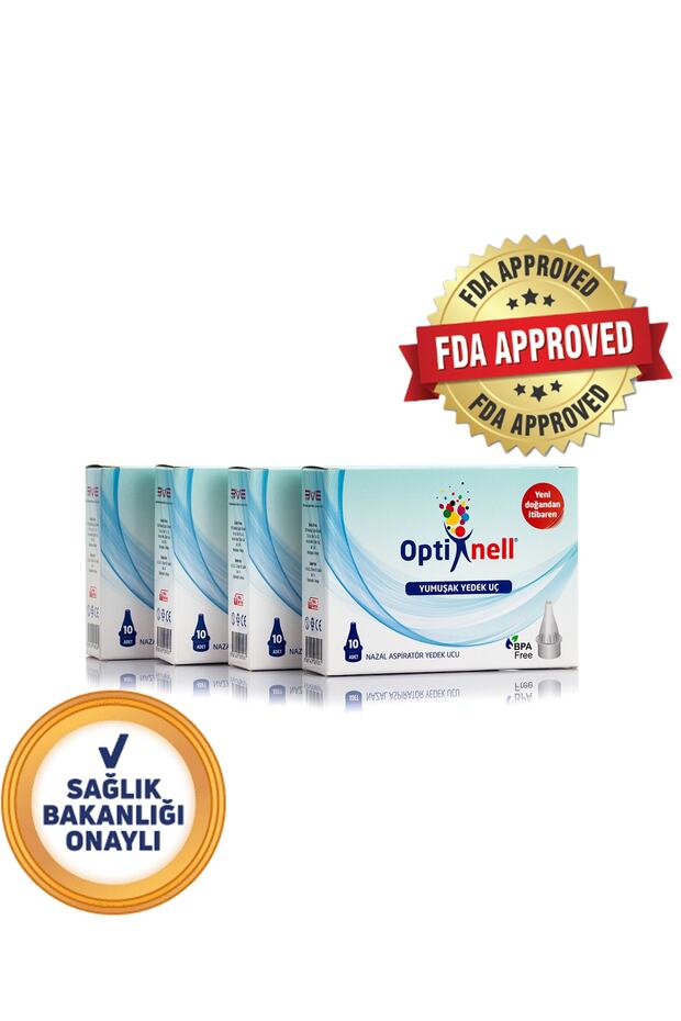 Bebek Burun Aspiratörü Yedek Uç Tüm Markalar Ile Uyumlu 4 Paket Skt: 07/2029 - 1