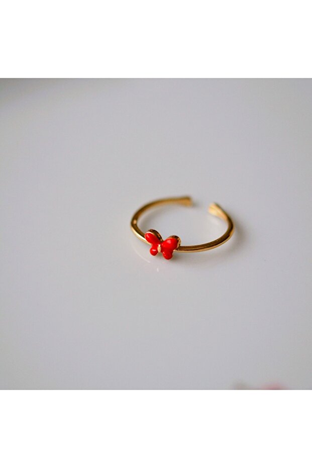 Little Butterfly Adjustable Ring Joint Ring - 3