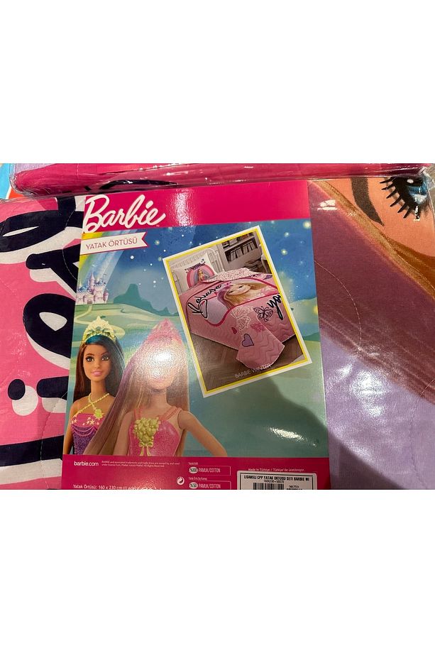Barbie Winter Tek Kişilik Yatak Örtüsü - 3