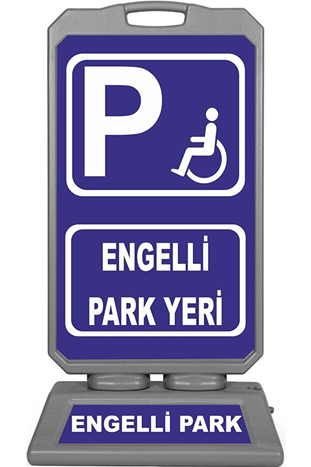 Parking Bollard Disabled Parking 55X115 cm +A Plastic