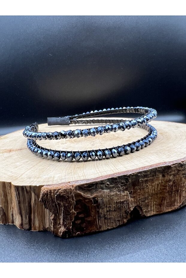 Completely Handmade, Stylish and Elegant Wedding and Engagement Bridal Crown and Hair Accessory with Crystal Stones