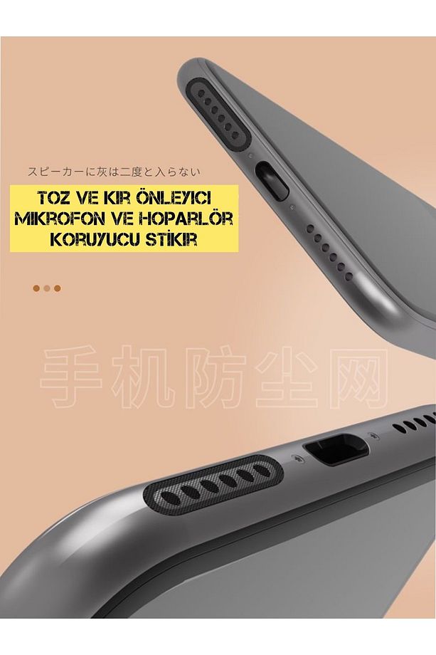 Iphone 7-8-se2020-8plus Toz Ve Kir Önleyici Mikrofon Ve Hoparlör Anti Toz Önleyici Sticker - 4