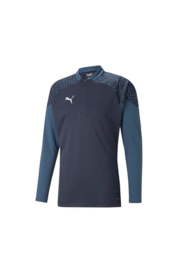 Teamcup Training 1/4 Zip Top Men's Football Long Sleeve Training Top65798206 Navy Blue