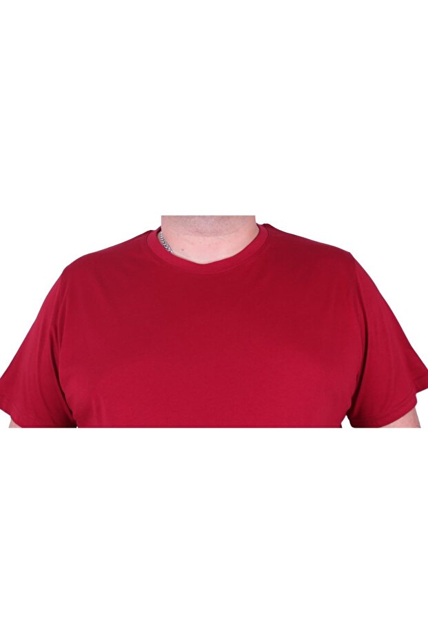 Μπλουζάκι Basic Plus Size 11100 Claret Red - 3