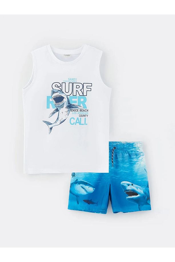 Lcw Kids Erkek Çocuk Atlet Ve Deniz Şortu - 1