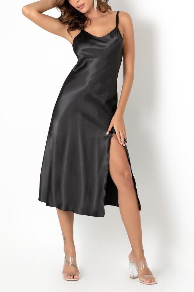 Saten Bihter Gecelik - 8