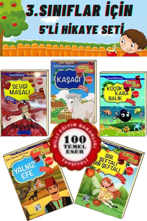 Colorful 5-Piece Story Sequence for Grades 3 and 4