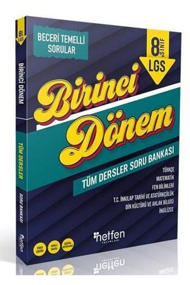 Netfen 8.sınıf Lgs 1.dönem Tüm Dersler Soru Bankası - Güncel - 1