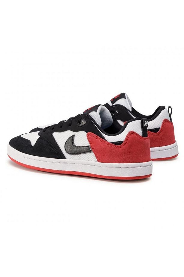 Sb Alleyoop Sb 'whıte Unıversıty Red' Cj0882 102 - 3