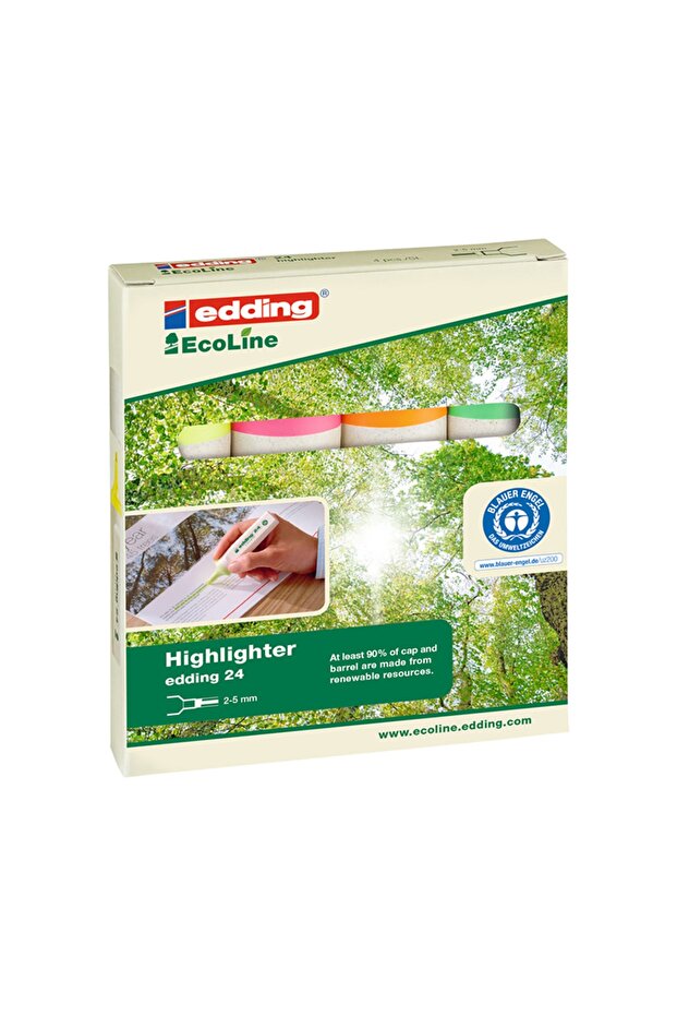 24 Ecoline Işaretleme Kalem Seti 4 Renk - 2