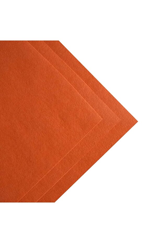 Orange Thin Felt Fabric 1 mm Thickness 50X100 cm Thin Roll Felt