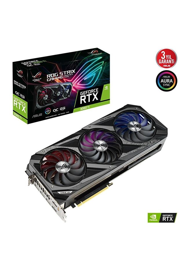 Rog Strix Geforce Rtx 3080 Ti Oc Edition 12gb 384 Bit Ekran Kartı - 1