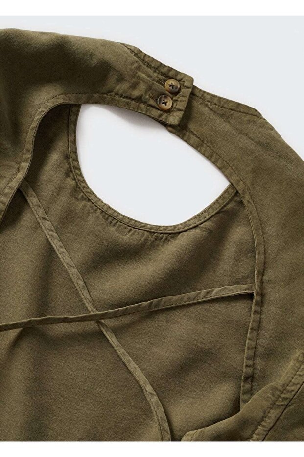 %100 Lyocell Elbise - 6