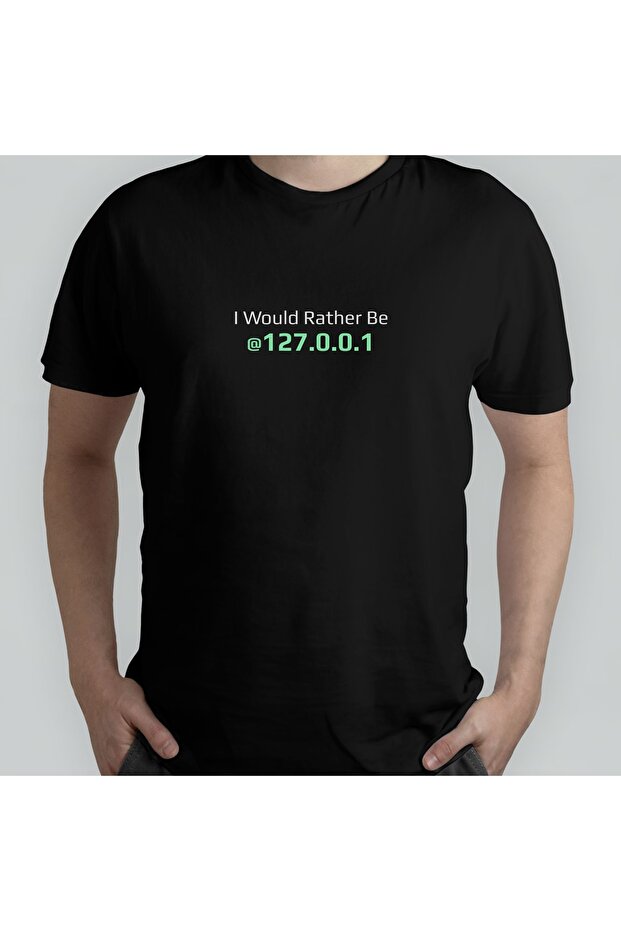 Programmer / Coder 100% Cotton Crew Neck T-shirt Model - 8 - 1