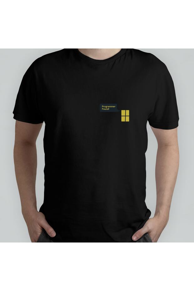 Programmer / Coder 100% Cotton Crew Neck T-shirt Model - 1 - 1