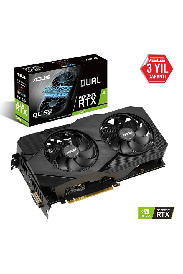 Geforce RTX 2060 Dual 6 GB Evo Oc Drivers GDDR6 192 Bit - 1