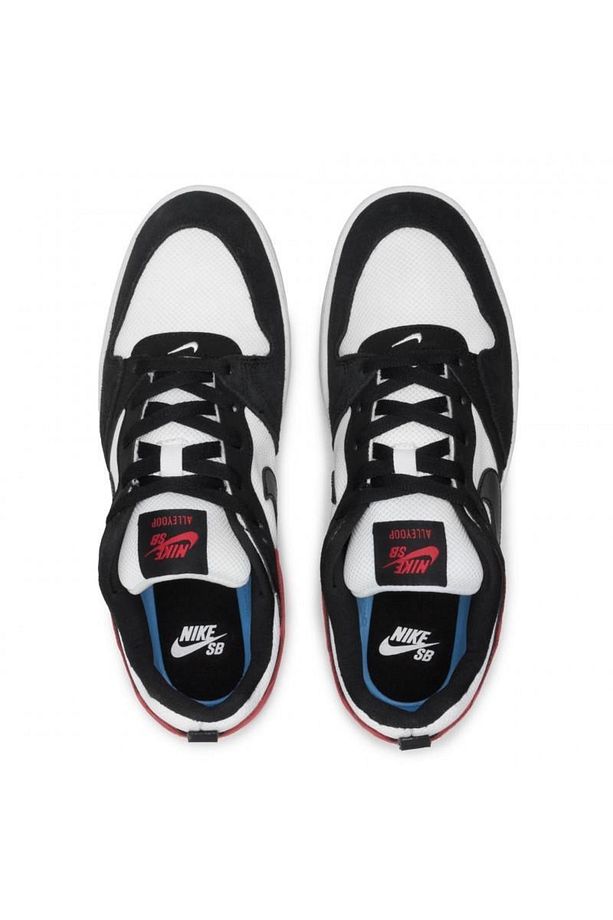 Sb Alleyoop Sb 'whıte Unıversıty Red' Cj0882 102 - 7