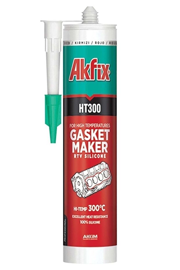 Yüksek Isı Silikonu (rtv) Kırmızı Sıvı Conta Ht300 280 Ml - 1