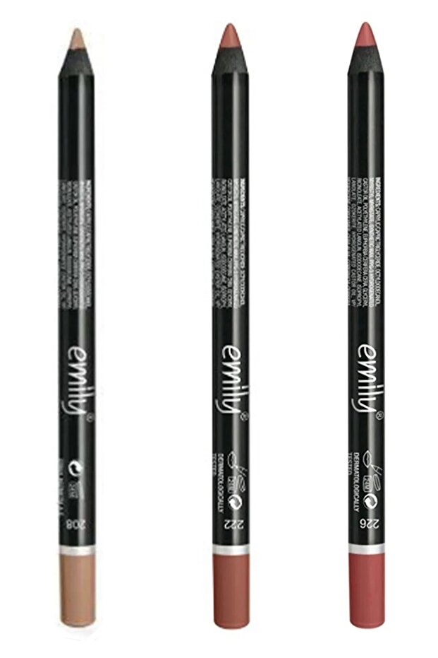 Emily Lip Liner 3 Pack No:208-222-226