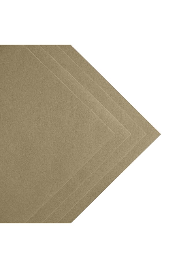 Light brown thin felt fabric 1 mm thickness 50x100 cm dimensions thin roll felt