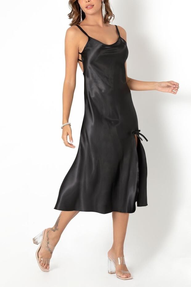 Saten Bihter Gecelik - 7