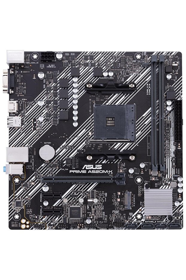 Prıme A520m-k Ddr4 4600mhz Am4 - 5