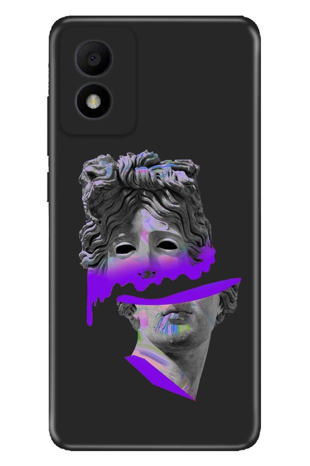 303 Case Silicone Patterned Picture Uv Cover Purple Sculpture