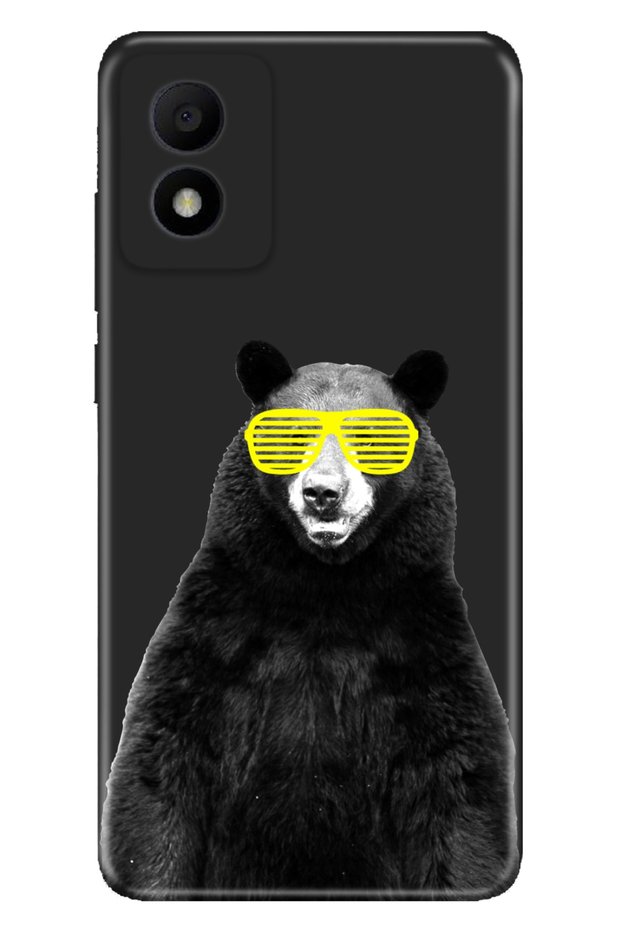303 Case Silicone Patterned Illustrated Uv Cover Kanye Bear