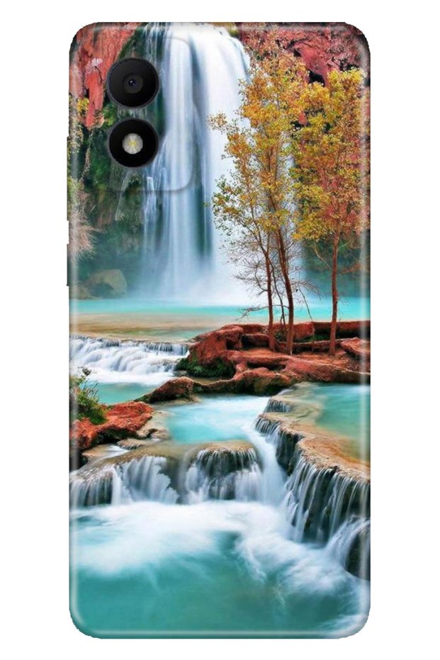 303 Case Silicone Patterned Illustrated Uv Cover Waterfall