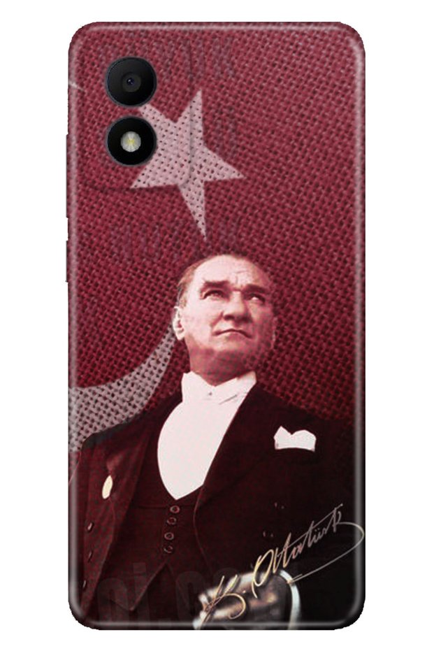 303 Case Silicone Patterned Illustrated Uv Cover M.k Atatürk