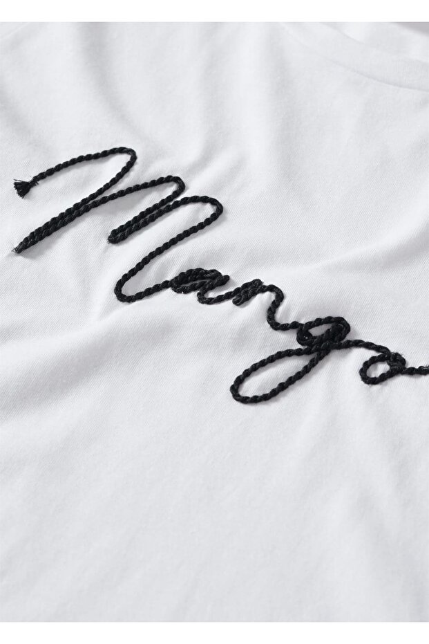 Pamuklu Logolu Tişört - 5