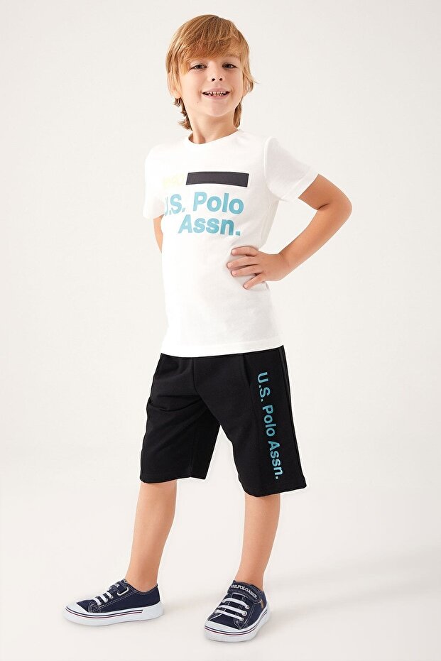 BASE. Polo Assn. Bright Colors Boy's Bermuda Suit