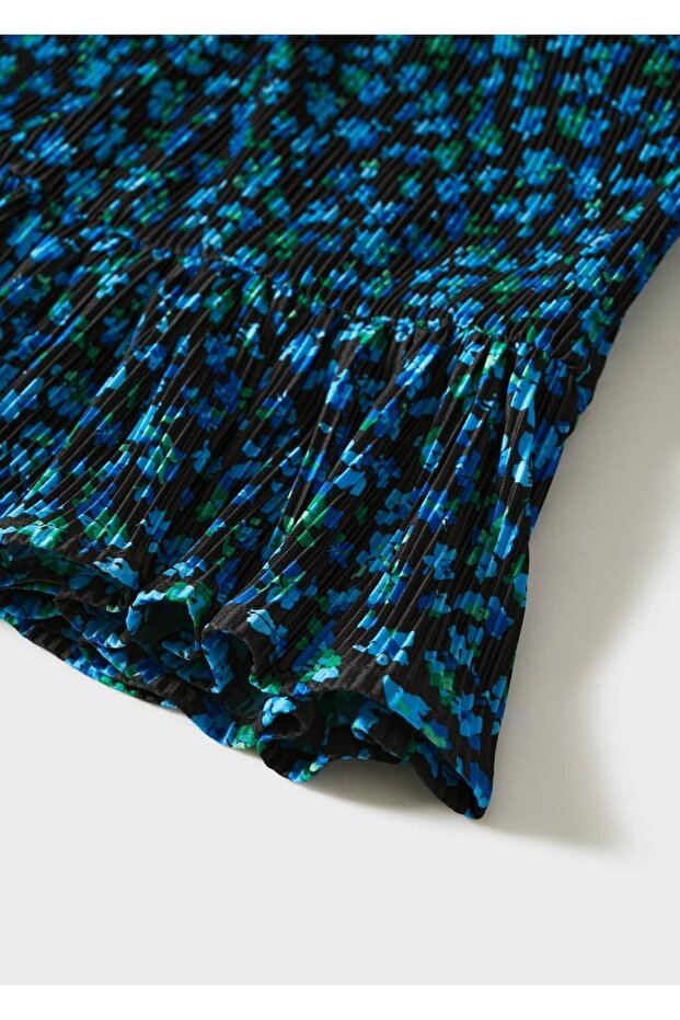 Desenli Pilili Bluz - 6