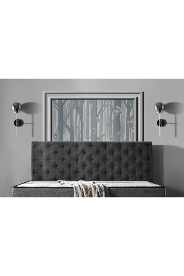 Modern Baston Duvar Apliği Modern Iskandinav Duvar Apliği Duvar Lambası Krom Kaplama Füme Cam - 2