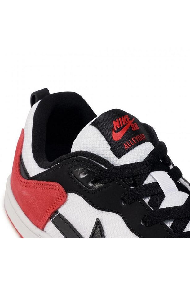 Sb Alleyoop Sb 'whıte Unıversıty Red' Cj0882 102 - 4