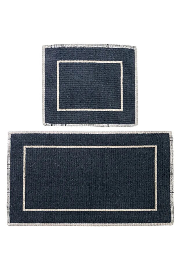 Set of 2 Geometric Patterned Bath Mat - 5