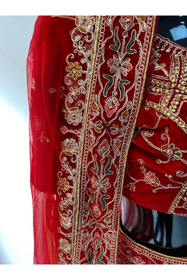 Kına Elbisesi - Hint Elbisesi - Kaftan - Lehenga - 4