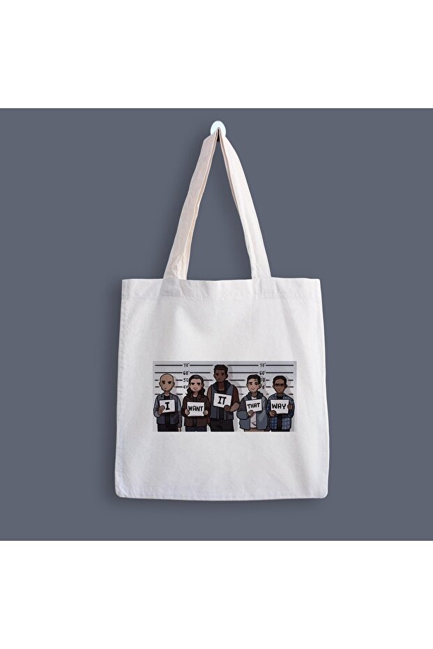 Brooklyn Nine-nine Group Printed Tote Bag