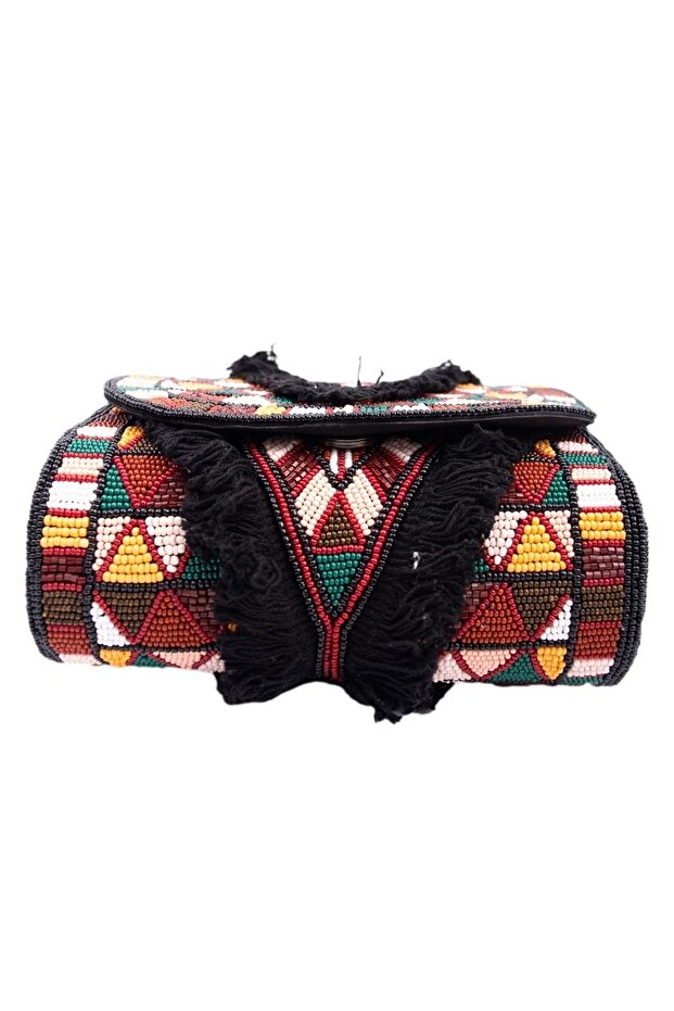 Ethno Box Beaded Bag - 3