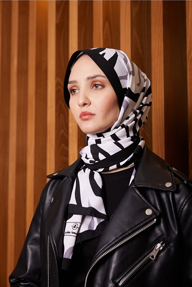 Women's Medina Silk Shawl Black Amazon