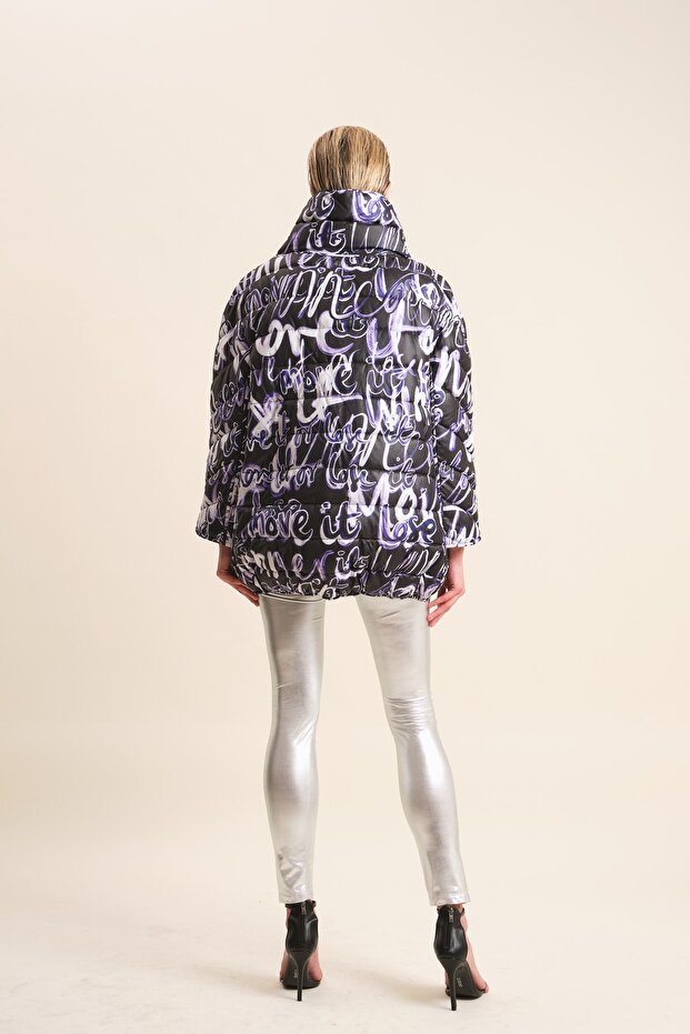 Kapitoneli Şişme Mont - 5