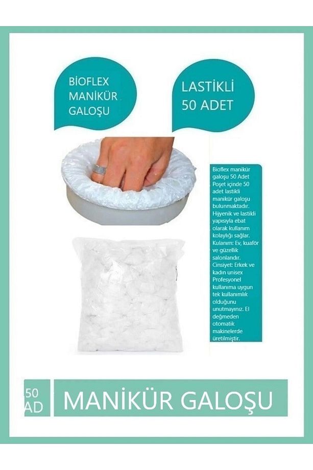 Manikür Galoşu 50 Adet - 1