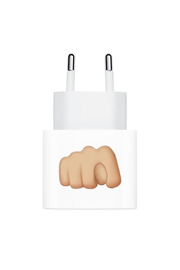 Nah Emoji Şarj Aleti Kaplaması 2 Adet Tüm Modeller Için Uygundur - 1