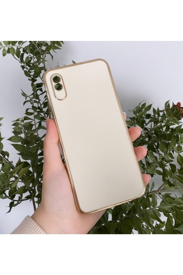 حافظة Redmi 9a متوافقة مع القطع بالليزر باللون الذهبي