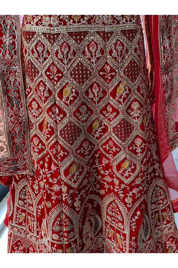 Kına Elbisesi - Hint Elbisesi - Kaftan - Lehenga - 6