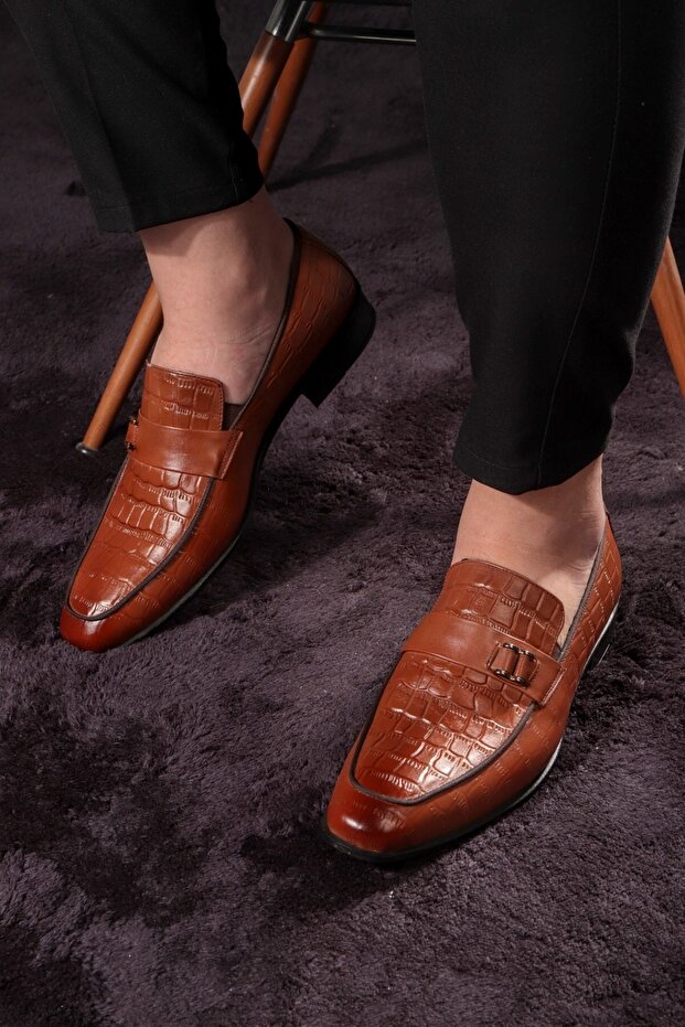 Шикарні чоловічі класичні туфлі з натуральної шкіри Мокасини Класичні туфлі Мокасини - 6