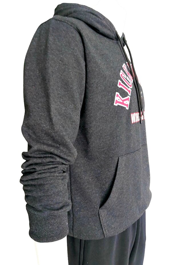 Kickboks Kapüşonlu Sweatshirt (antrasit) - 2