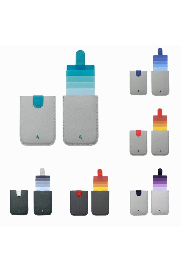 حامل بطاقات داكس للسحب والسحب باللون الأخضر الجبلي - 3